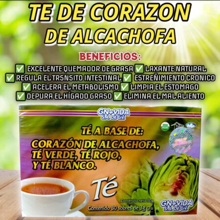 Té de corazón de alcachofa