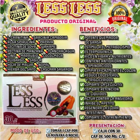 Less Less Cápsulas