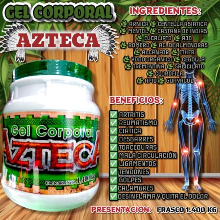 Gel corporal azteca