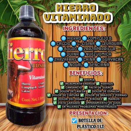 Hierro vitaminado 1lt